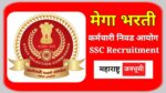 SSC : Mega recruitment of 11409 posts under Staff Selection Commission, golden opportunity for 10 passers !