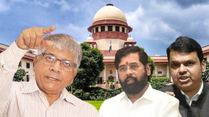 Prakash Ambedkar criticizes Shinde-Fadnavis government