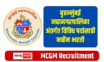 बृहन्मुंबई महानगरपालिका अंतर्गत नवीन भरती Brihanmumbai Municipal Corporation MCGM Mumbai Recruitment 2024