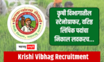 Krishi Vibhag : कृषी विभागातील स्टेनोग्राफर, वरिष्ठ लिपिक पदांचा निकाल लवकरच... Krishi Vibhag Agriculture Department Stenographer, Senior Clerk Posts Result Soon...