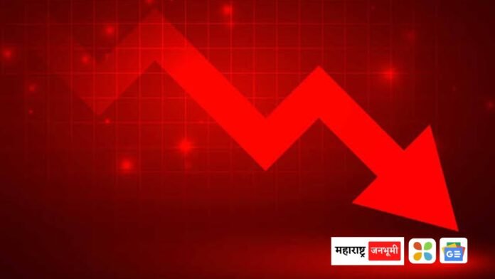 सात कारणामुळे १८.६४ लाख कोटींची शेअर बाजारातील घसरण Stock market 18.64 lakh crore share market decline due to seven reasons